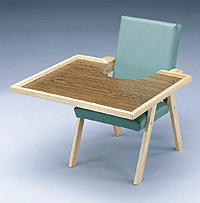 Bailey's Tray Model 150 shown with Kinder Chair Model 155