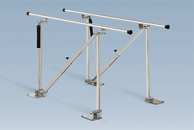 Single Operator Adjustable Floor Mounted Parallel Bars - Bailey Model 560